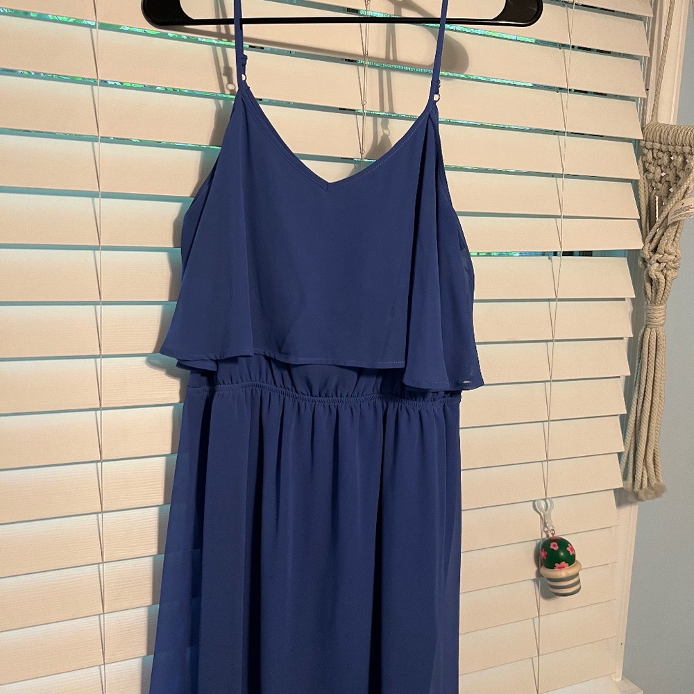 Beautiful Blue Flowy Dress